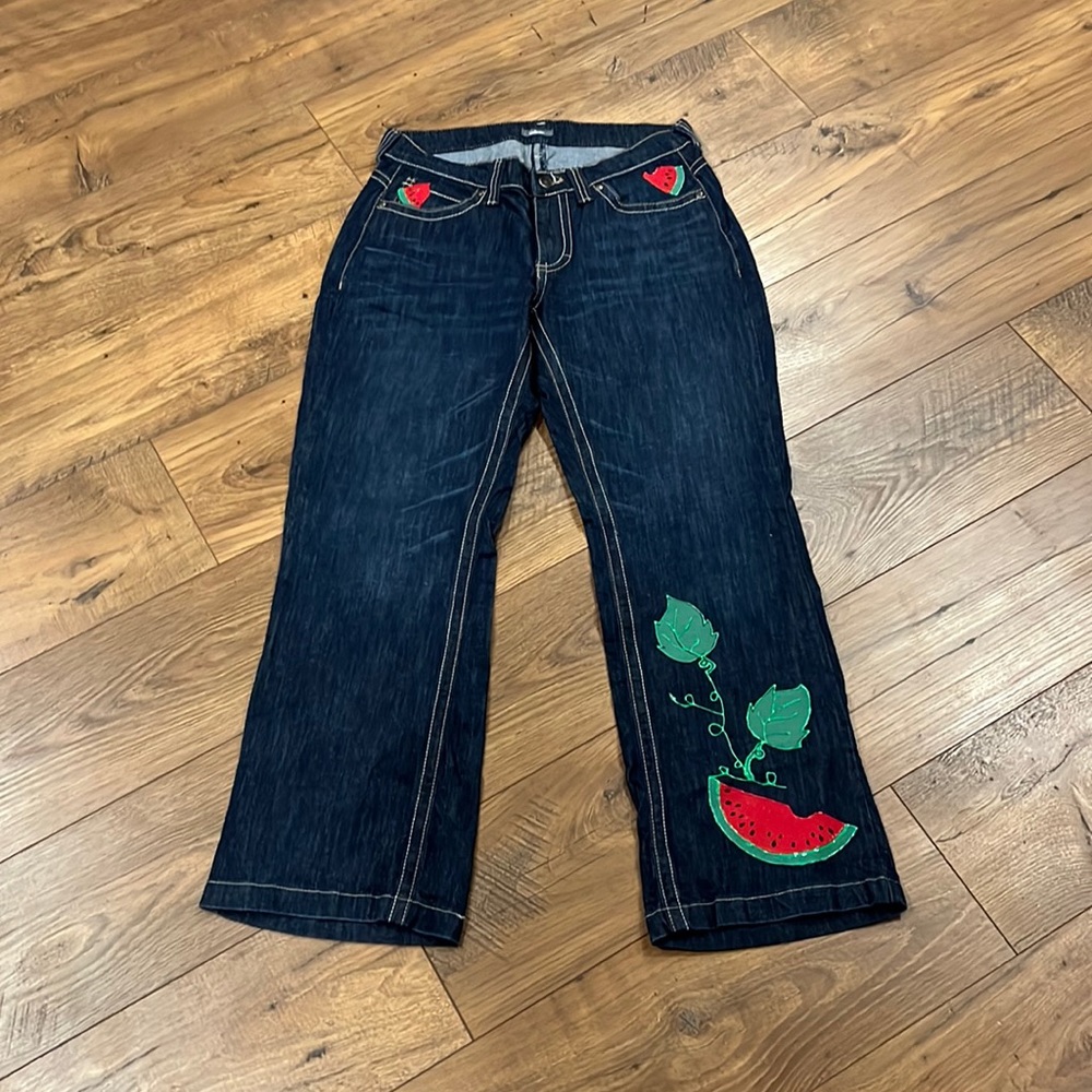 Watermelon 🍉 Embellished Jeans
